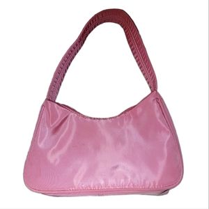 Beautiful Satin Rose Pink Shoulder Bag
